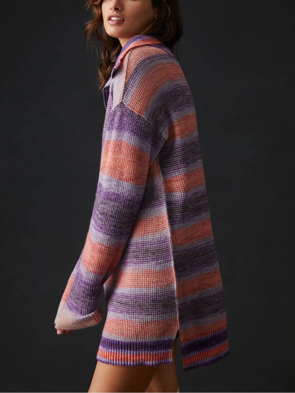 Daily Practice by Anthropologie Half-Zip Tunic Sweater Small - Picture 3 of 6